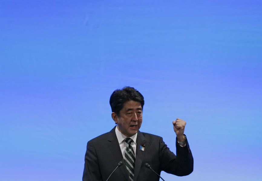 Japanese Prime Minister Shinzo Abe. REUTERS.