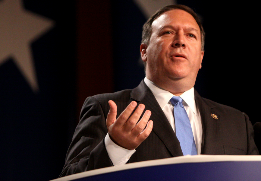 U.S. Congresman Mike Pompeo speaking at the 2011 Values Voter Summit in Washington, DC.