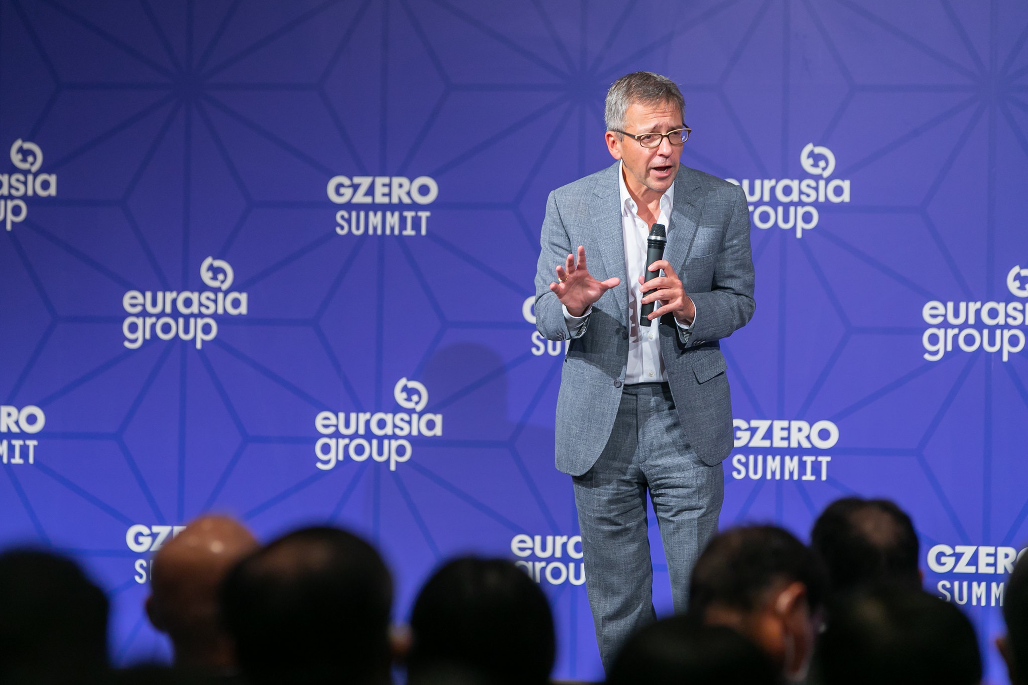 Ian Bremmer speaks at the 2022 GZERO Summit.