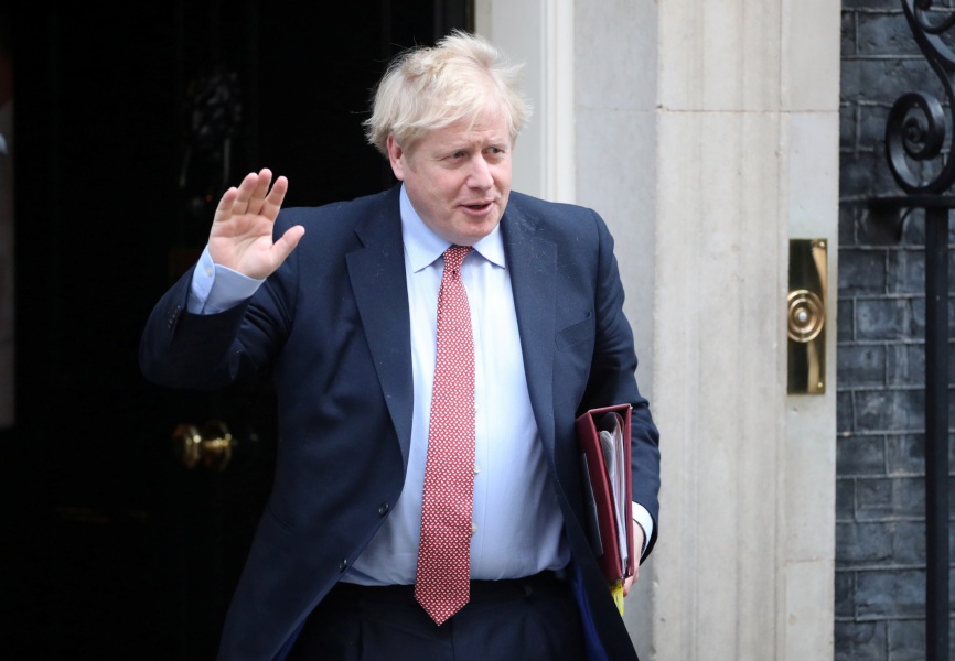 UK Prime Minister Boris Johnson. REUTERS.