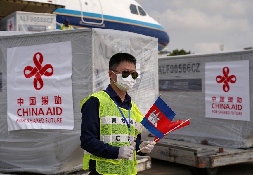 China has sent large shipments of aid to countries hit by coronavirus. REUTERS.