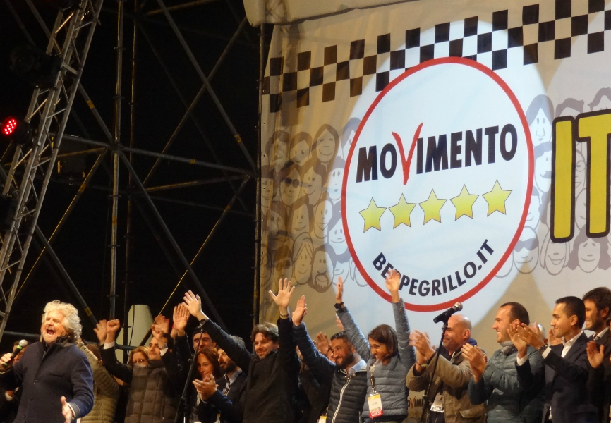 Five Star Movement rally in 2015. (PHOTO/Revol Web)