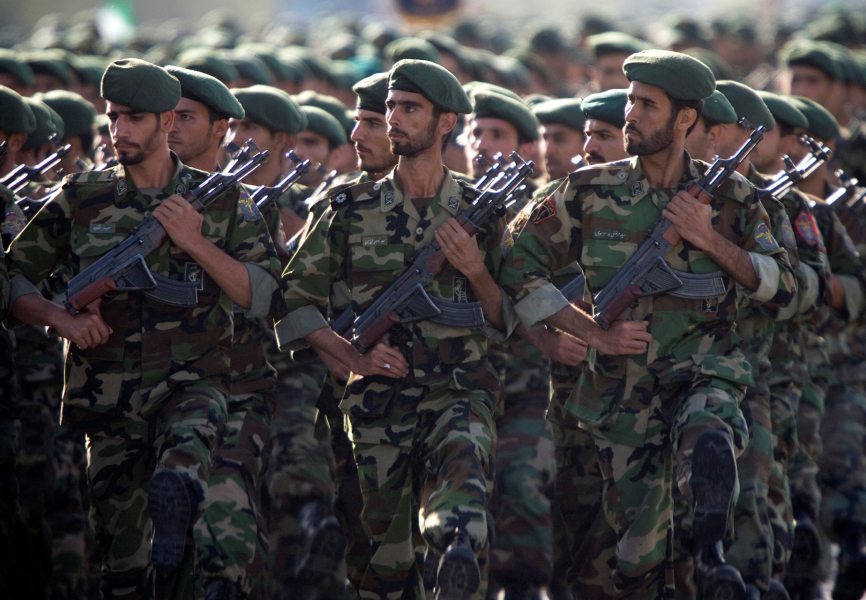 Members of Iran's Revolutionary Guard Corps. REUTERS.