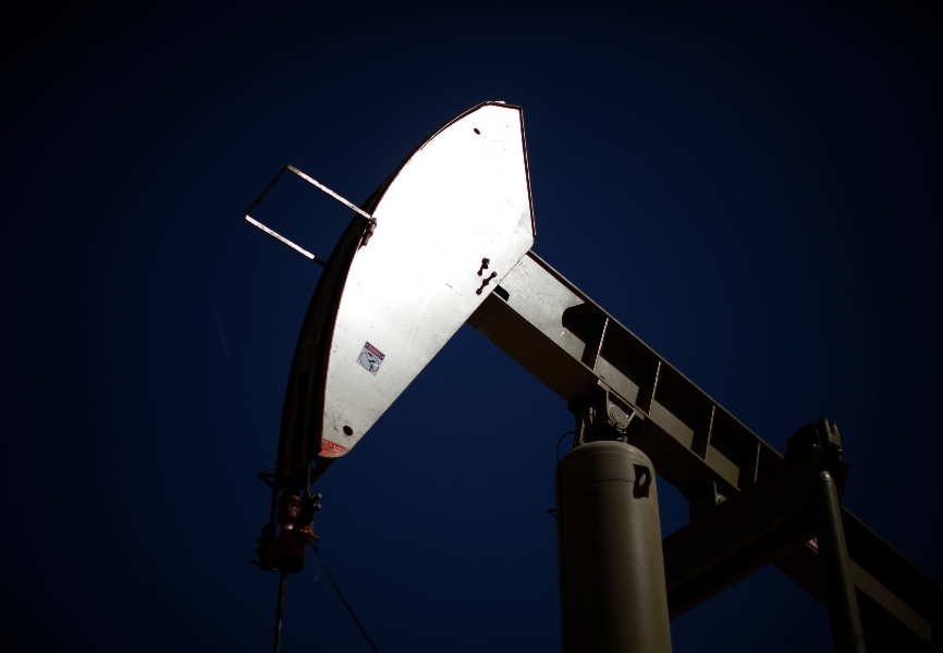 A pumpjack brings oil to the surface in the Monterey Shale, California. REUTERS.