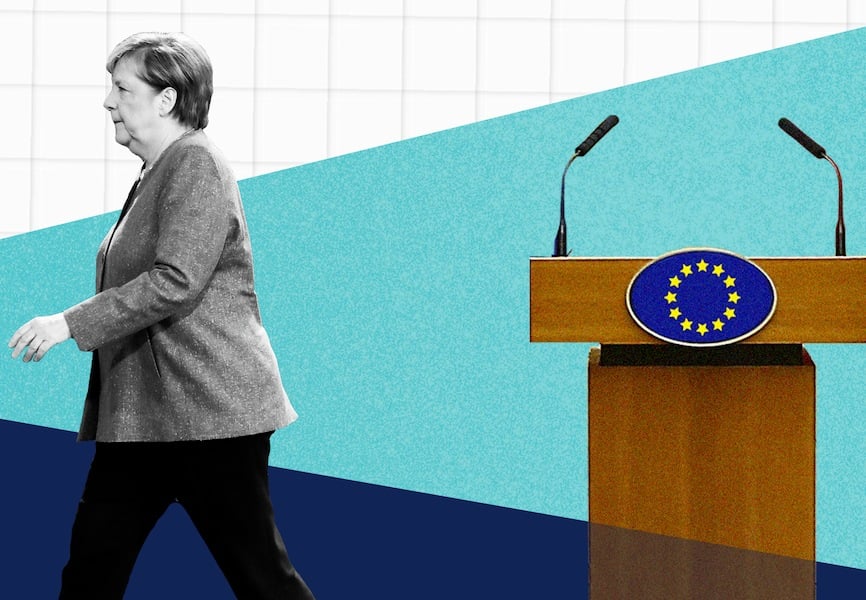 Risk 9: Europe after Merkel in Eurasia Group's Top Risks 2021 report.
