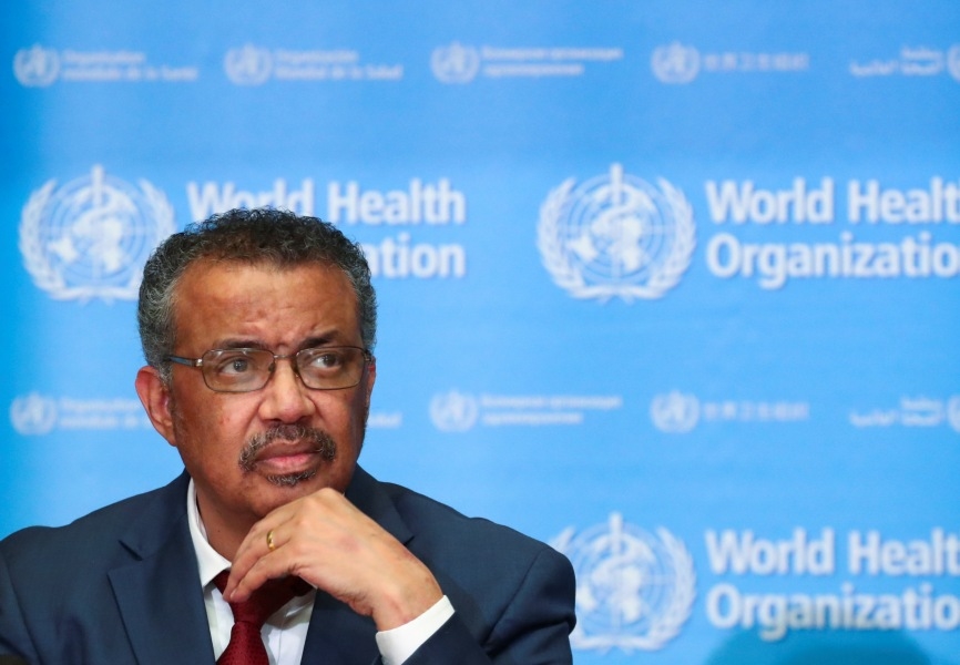 World Health Organization Director-General Tedros Adhanom Ghebreyesus. REUTERS.